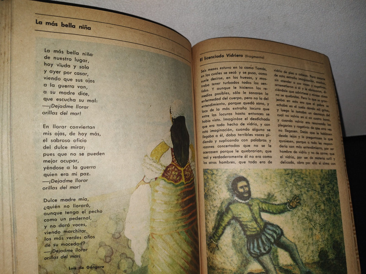 89- Libro De Primaria. Sep - Español, Sexto Grado De Lecturas - 1972