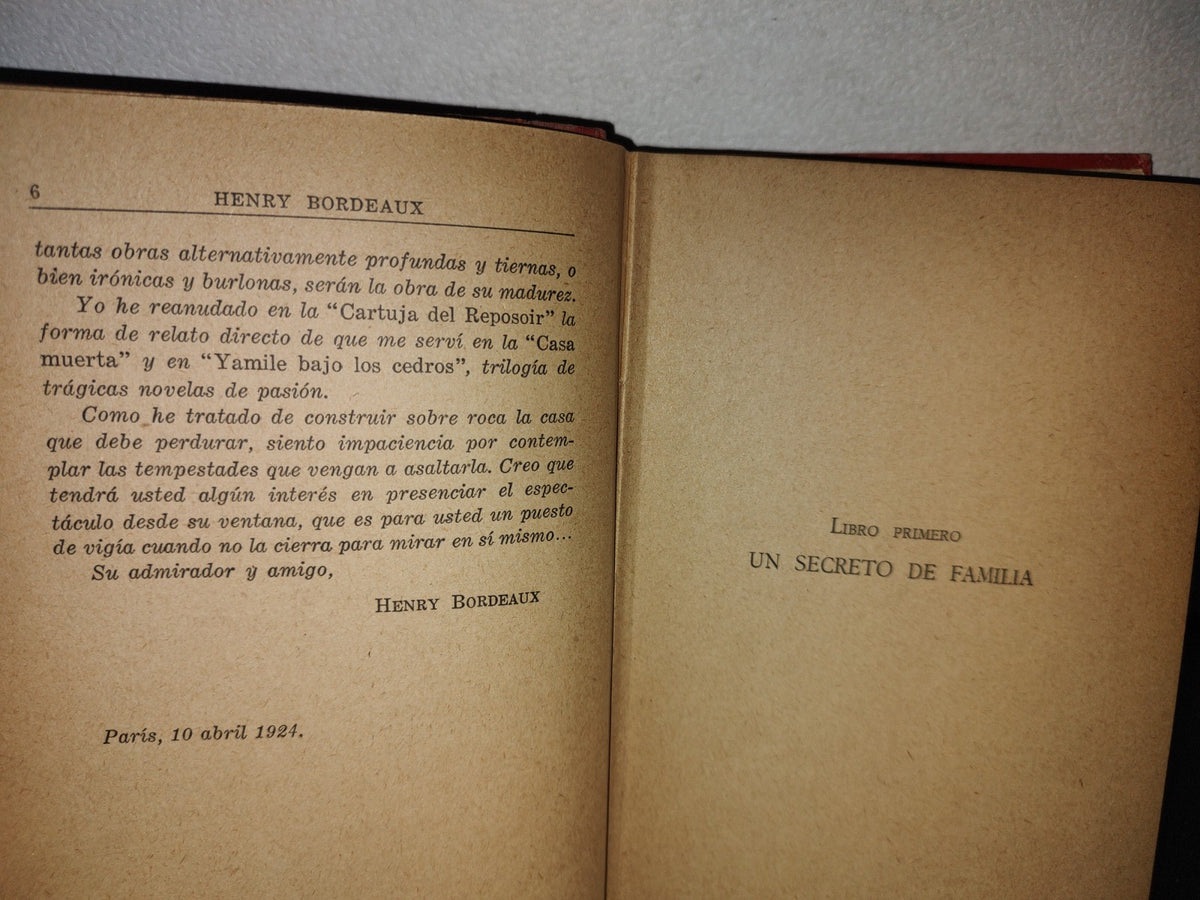 63- La Cartuja De Reposoir - Henry Bordeaux - Primera Edición 1929