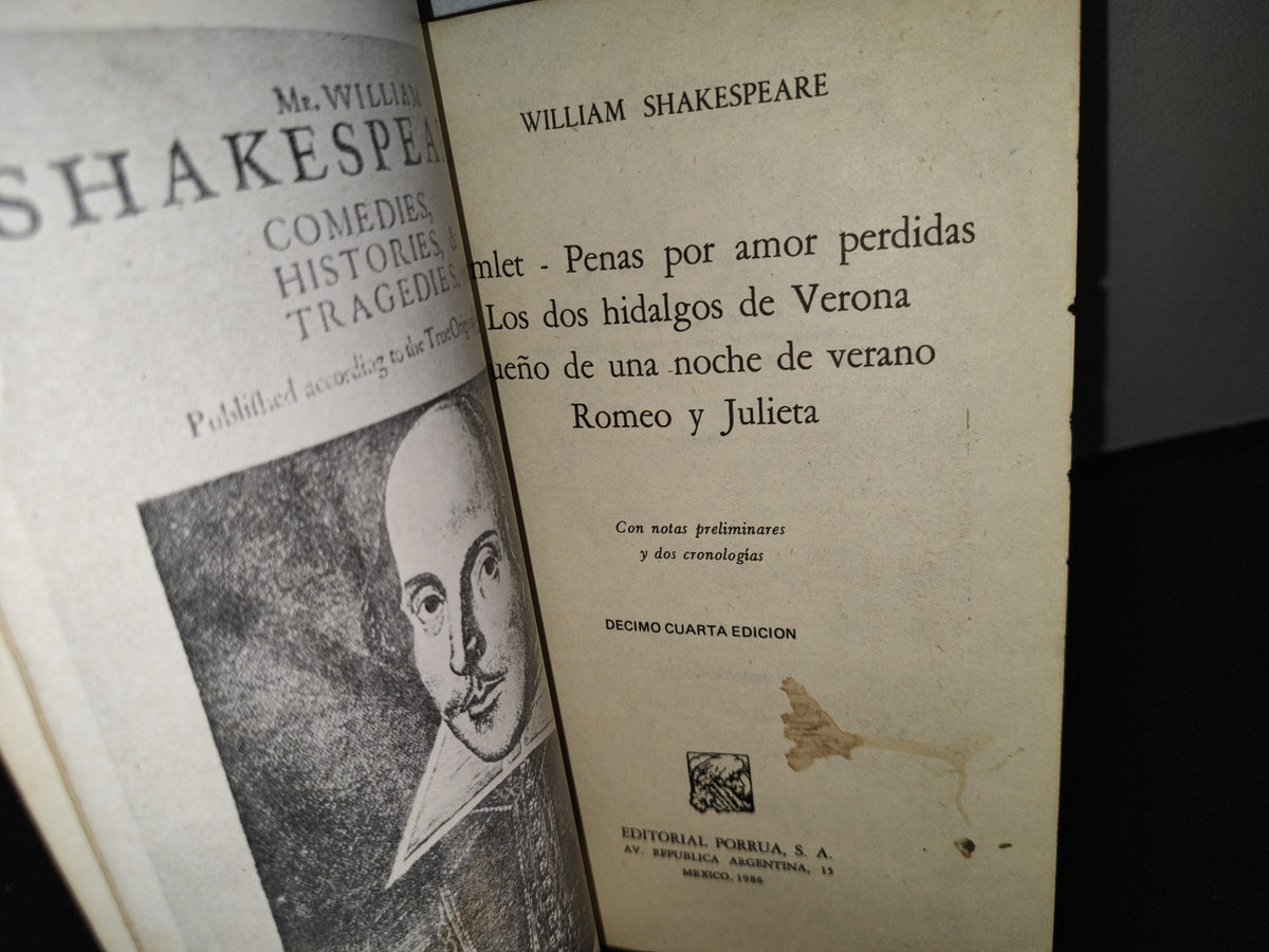 68- William Shakespeare. Varias Obras