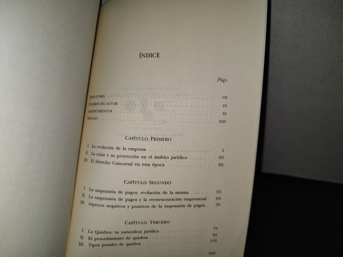 114- Delitos De Quiebra - Rafael Márquez Piñero - Editorial Porrúa - 1999