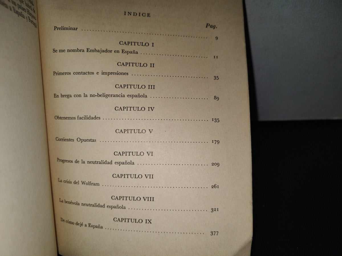 91- Misión De Guerra En España - Carlton J. H. Hayes - Editorial Jus, México, 1946