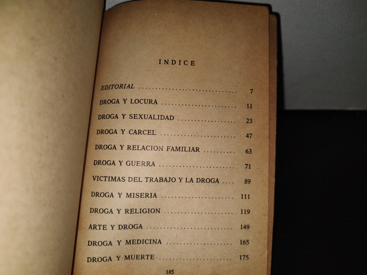 89- Las Drogas, ¿Viaje Sin Retorno? Editorial Posada - Colección Duda