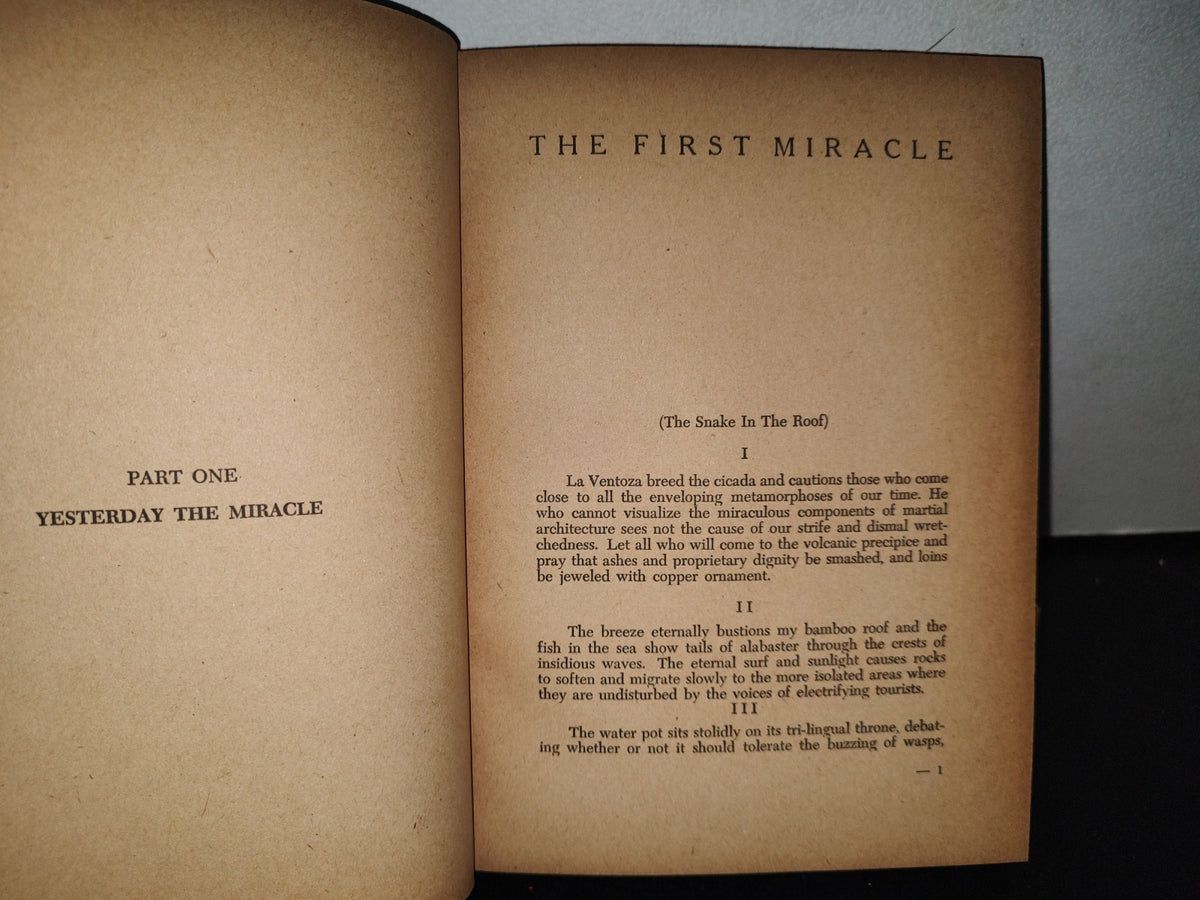 89- Miracle And Treadmill - Lester Epstein - 1st. Edition - 1957