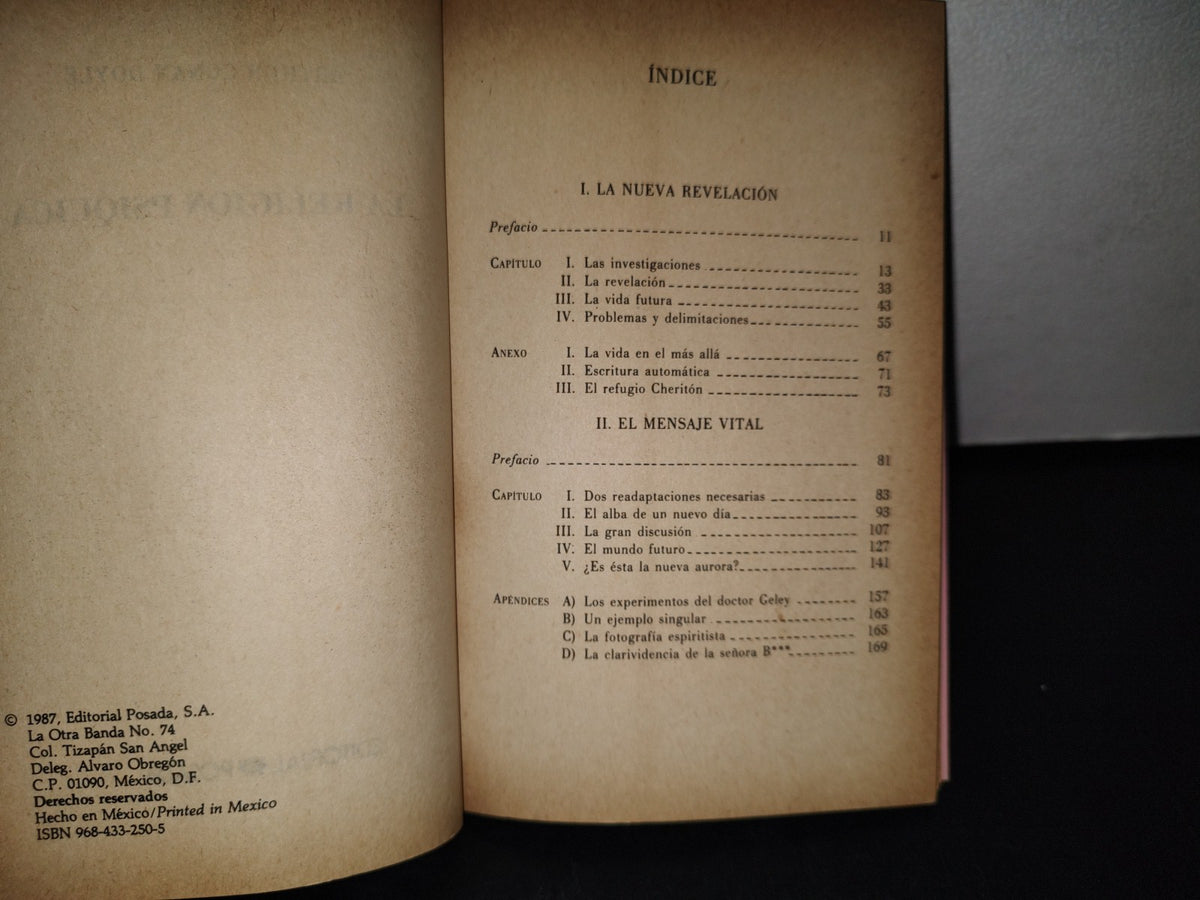 174- La Religión Psíquica - Arthur Conan Doyle - Editorial Posada 1987