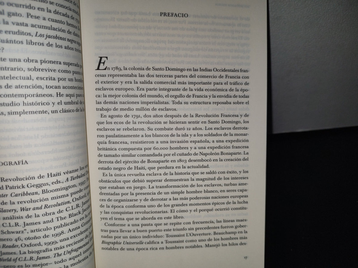 93- Los Jacobinos Negros. Toussaint L'Ouverture Y La Revolución De Haití. C. L. R. James 1. Ed. 2003