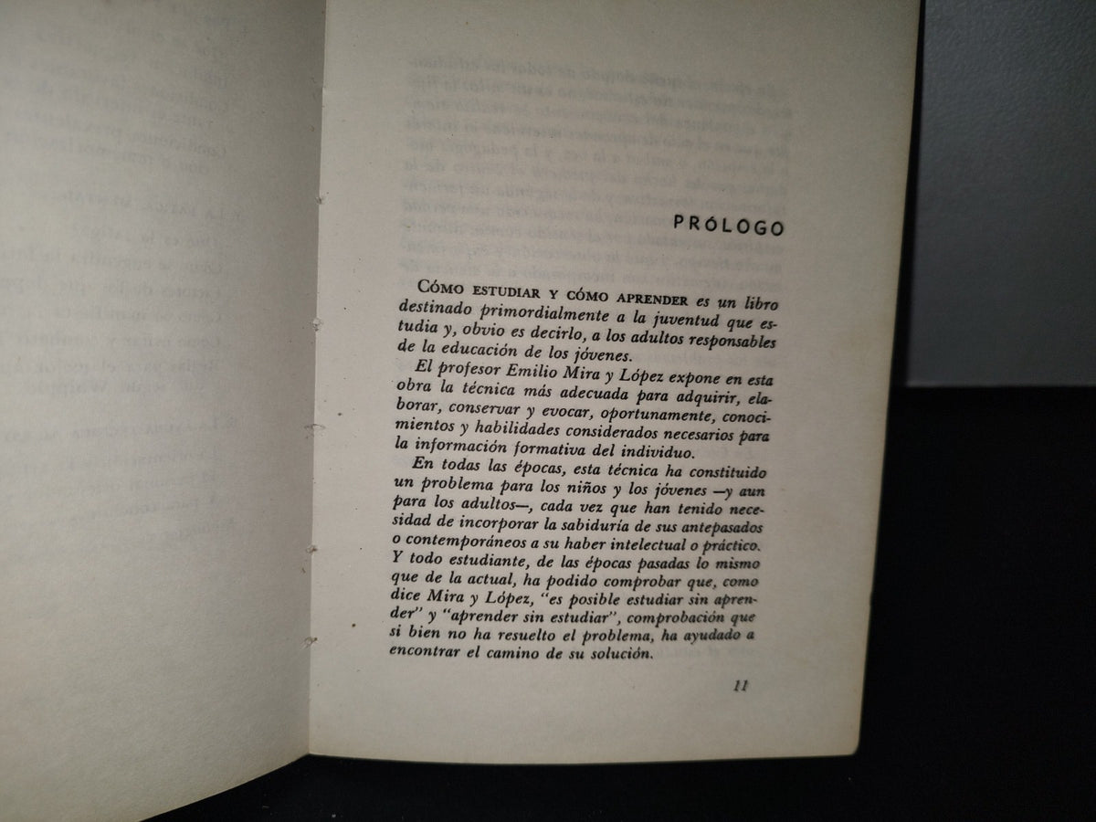 83- Cómo Estudiar Y Cómo Aprender - Emilio Mira Y López - 1973