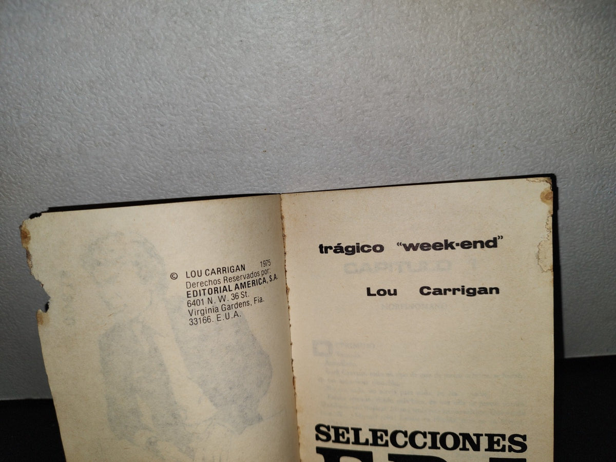 68- Trágico ”Week-End” - Lou Carrigan - 1975