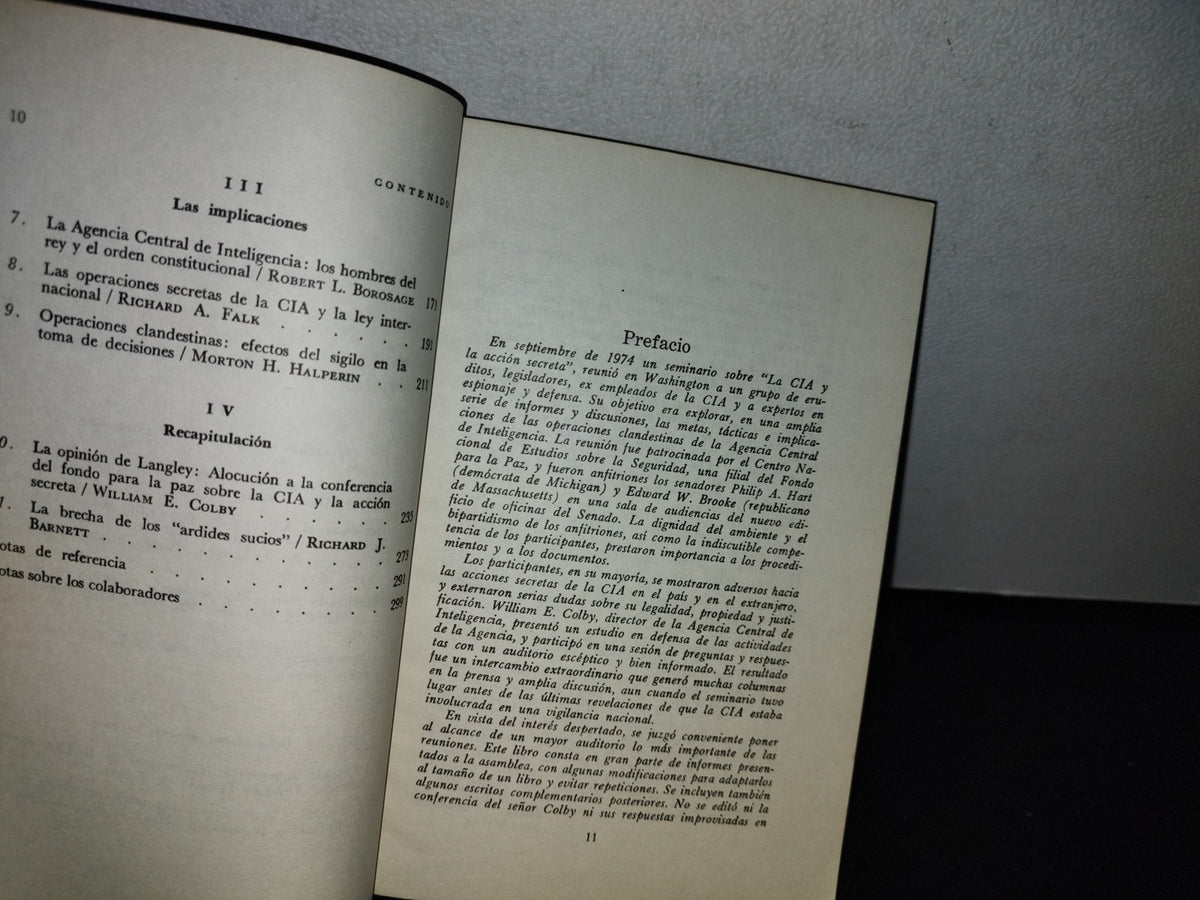 192- Los Archivos De La C.I.A. - Robert L. Borosage Y John Marks - Primera Edición 1980