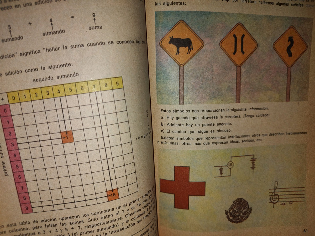 209- Primer Grado. Matemáticas Sep. Primera Parte. C.E.C.S.A. - Primera Edición 1974