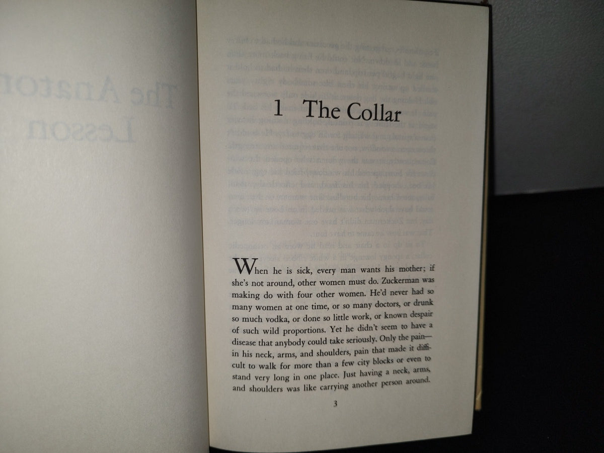 87-2- The Anatomy Lesson - Philip Roth - First Printing, 1983