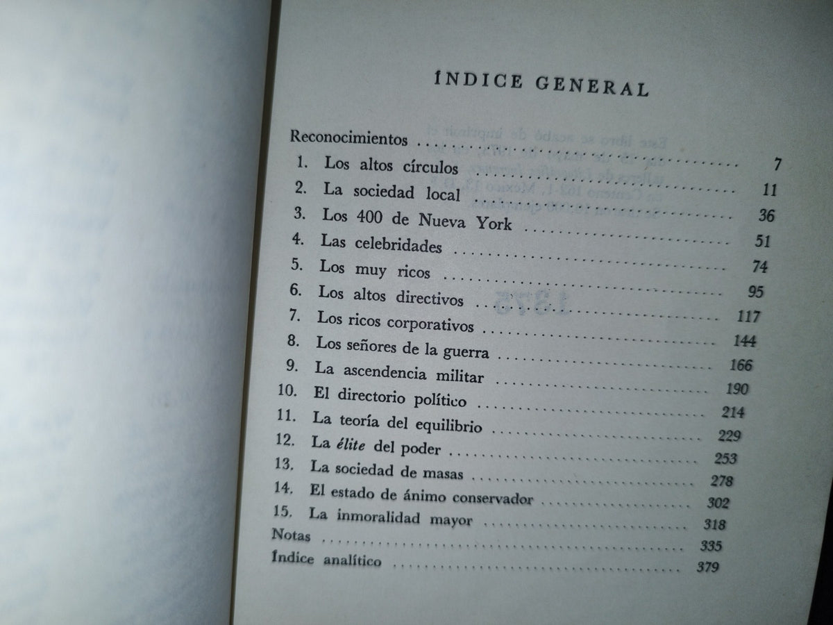 172- La Élite De Poder - C. Wright Mills - Fondo De Cultura Económica, 1973