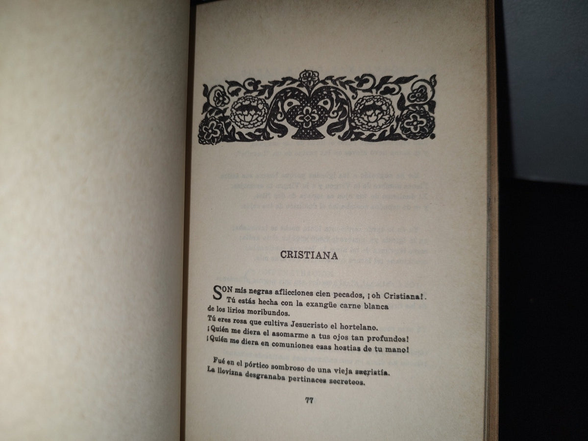 84- Campanas De La Tarde. Poemas - Francisco González León. Facsimilar De 1922