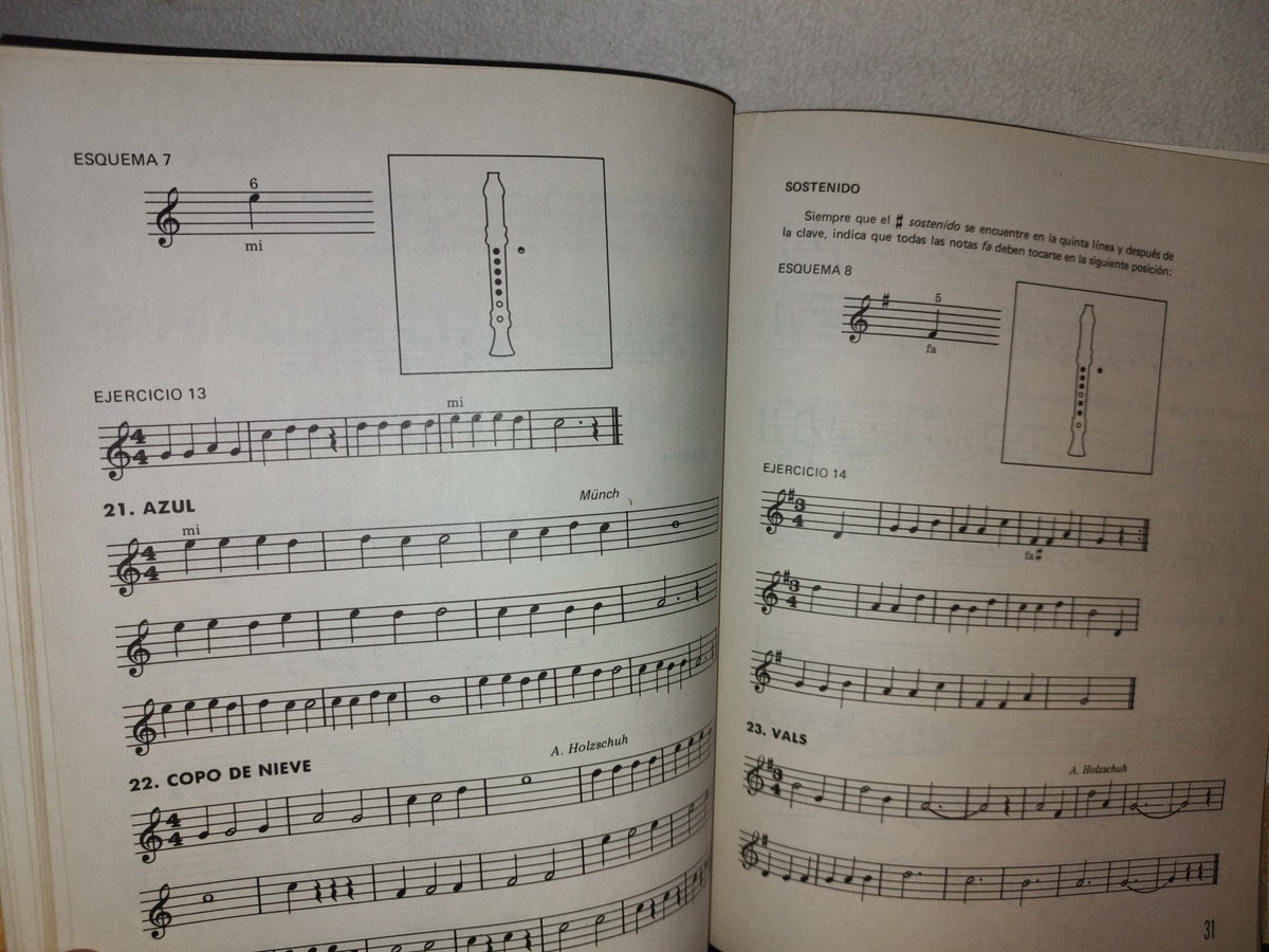 114- Educación Musical. Método Para Flauta - Carmen Ríosmoreno - 1984