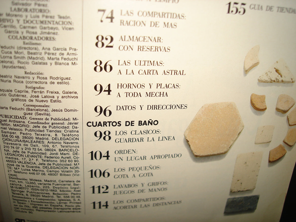 1- Revista Nuevo Estilo. Especial Cocinas Y Cuartos De Baño