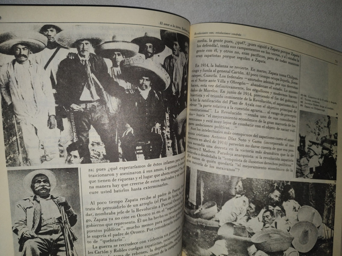 84- El Amor A La Tierra. Emiliano Zapata - Enrique Krauze. Biografías Del Poder / 3 - 1995