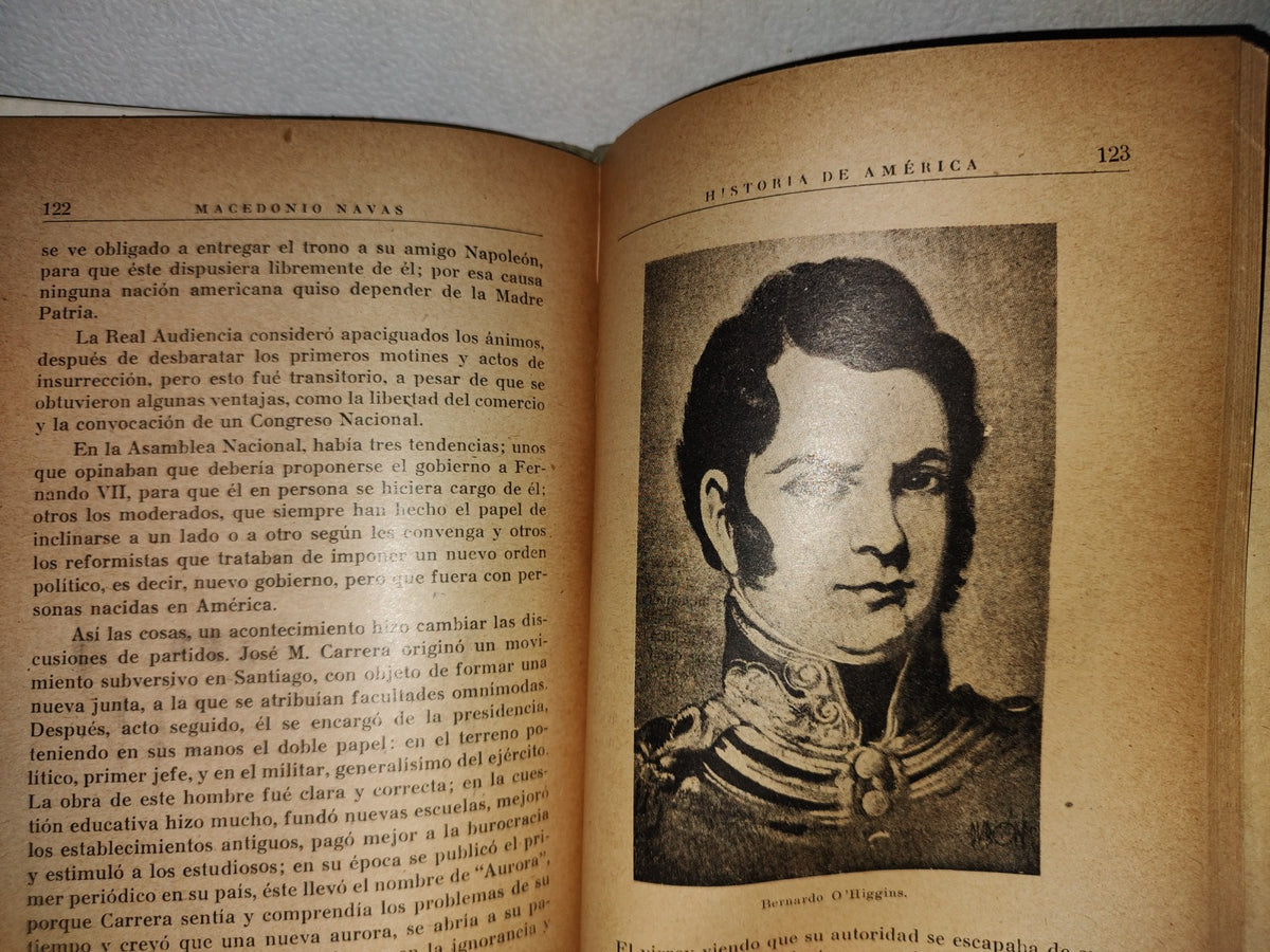 68- Historia De América. Programa Desarrollado Para El 5° Año De Primaria - Macedonio Navas - 1946