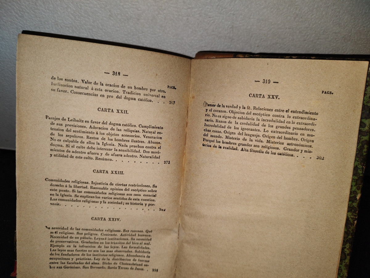 65- Cartas A Un Escéptico En Materia De Religión - Don Jaime Balmes - 1880
