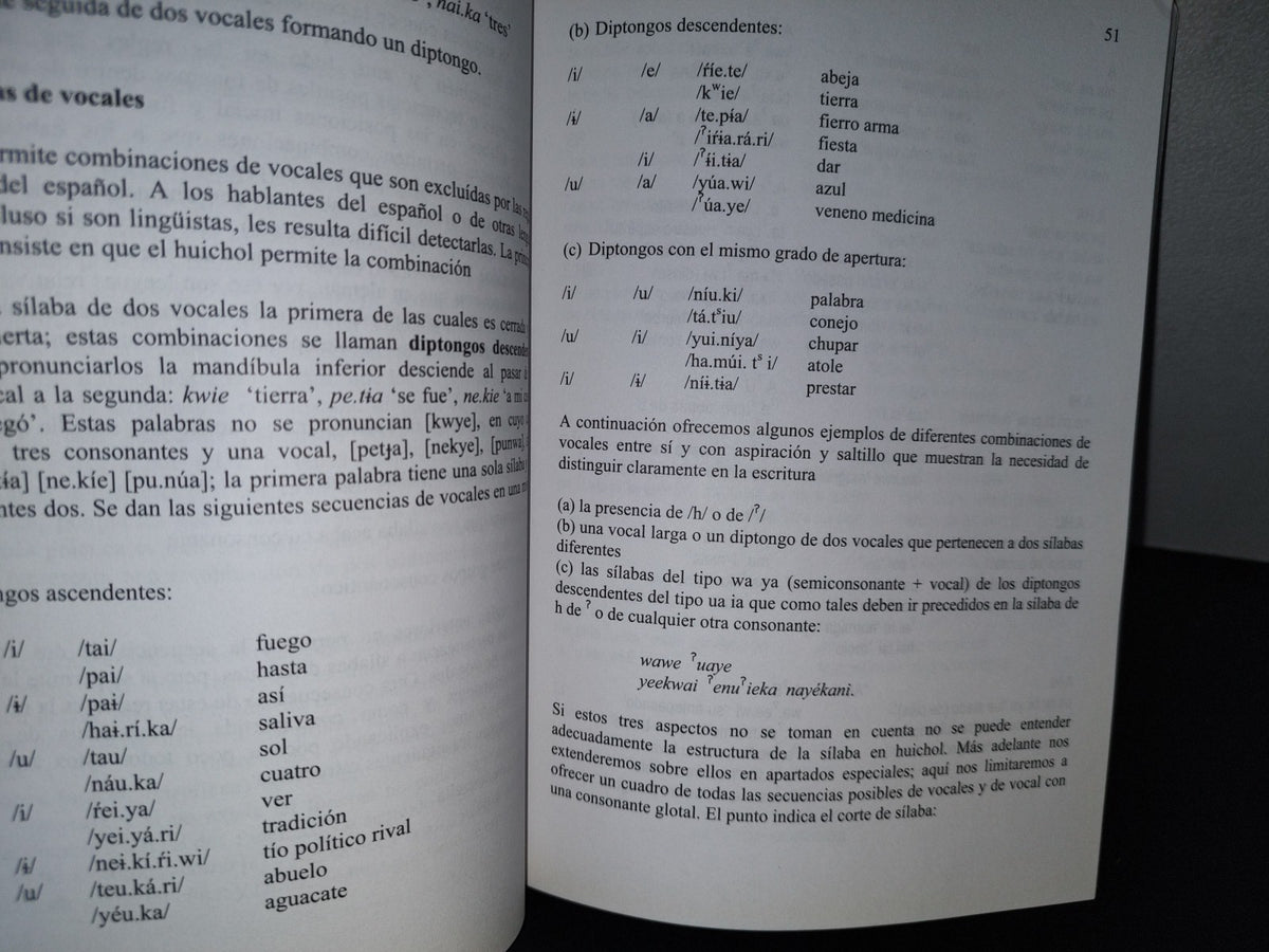 192- Función Gramática Didáctica Del Huichol. Vol. I. Estructura Fonológica Y Sistema De Escritura
