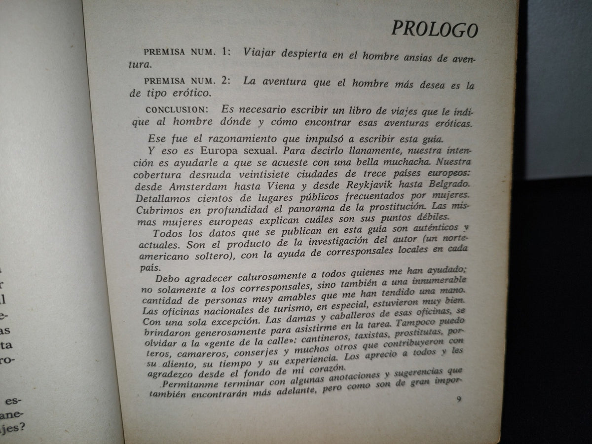 57- Europa Sexual - Norman Jackson - Primera Edición 1977