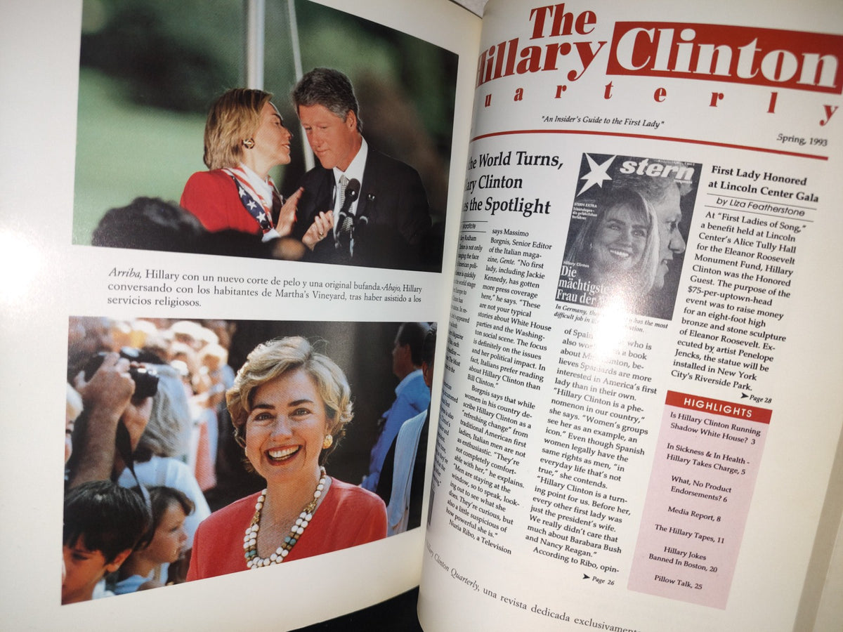 87-2- Hillary. La Biografía De Hillary Rodham Clinton - Núria Ribó - Primera Edición 1993