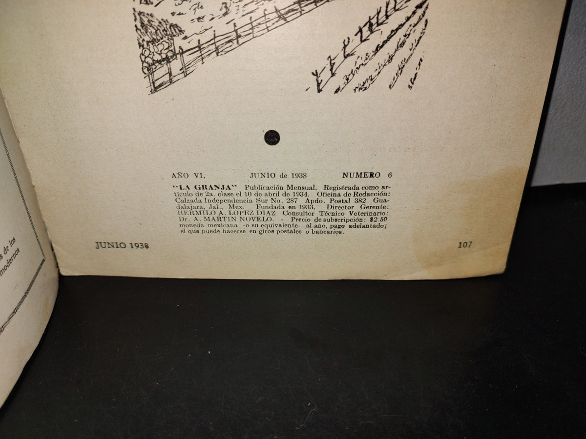 64- La Granja. Magazine Sobre Agricultura, Ganadería En Industrias Rurales Año Vi, No. 6, Junio 1938