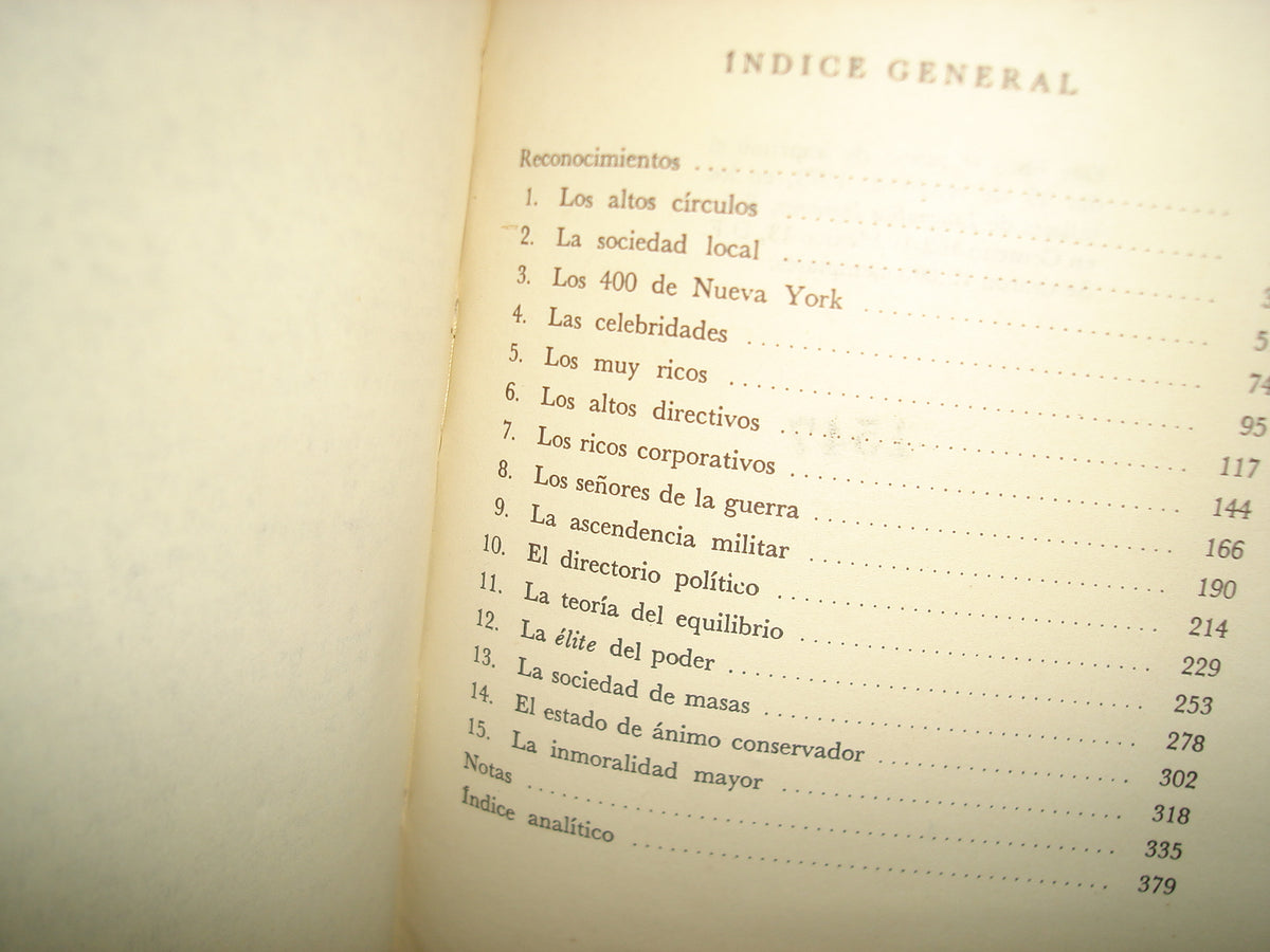 3- La Élite Del Poder - C. Wrights Mills