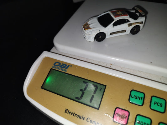 A3- Coche A Escala. Mcdonald'S. Hot Wheels. Mitsubishi Scorchers Blanco - 2002 Mattel Inc.
