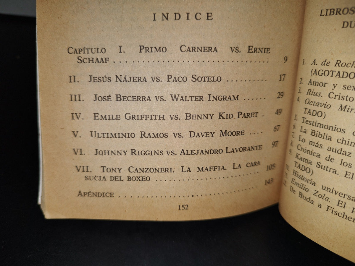 65- Muerte En El Ring. Los Más Famosos Homicidios Boxísticos - Fernando Medina Ruiz 1A. Ed. 1975