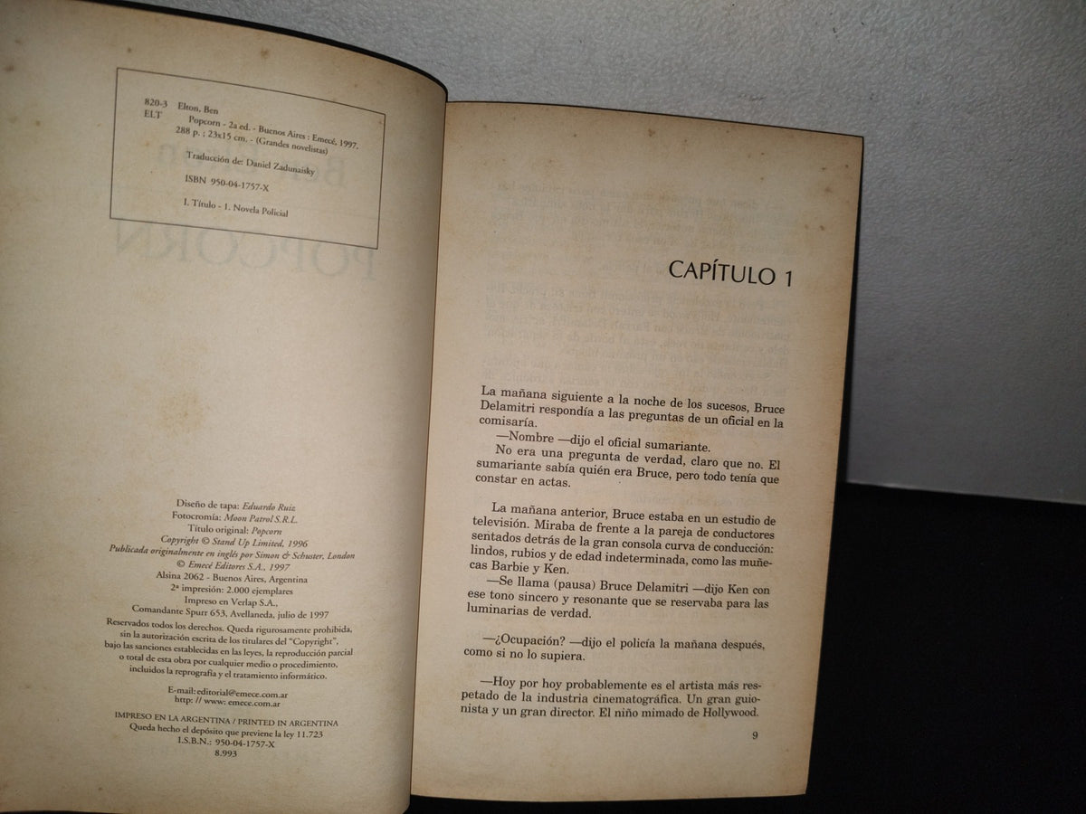 84- Popcorn - Ben Elton - Emecé Editores - 1997