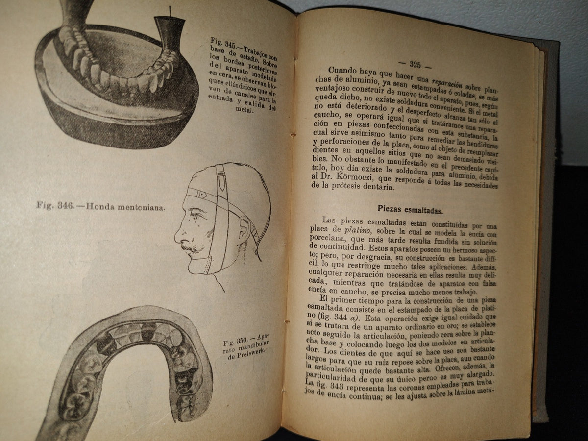 59- Antiguo Libro De Odontología: Atlas Y Tratado De Prótesis Dental Y Bucal - Gustavo Preiswerk - Madrid, Librería Académica, 1923
