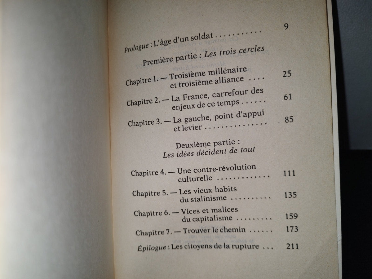 23- La Troisième Alliance Pour Un Nouvel Individualisme - Max Gallo - 1984