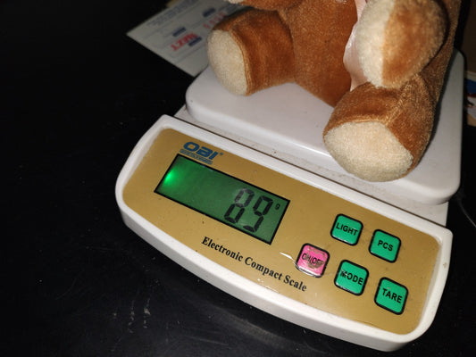 A6- Pequeño Oso De Peluche Café - 90'S