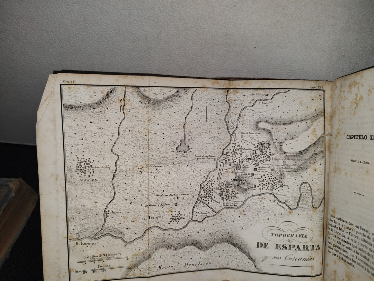 60- Viage Del Joven Anacarsis A La Grecia. Tomo Cuarto - 1840'S