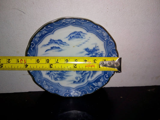 A2- Antiguo Plato De Cerámica Decorado - 70'S
