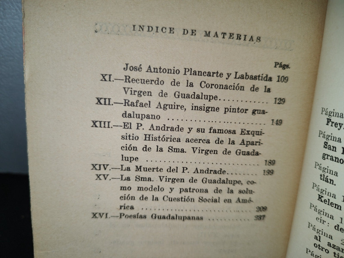 60- Tonantzin. Nuestra Madrecita La Virgen De Guadalupe - José Castillo Y Piña - Méjico 1945