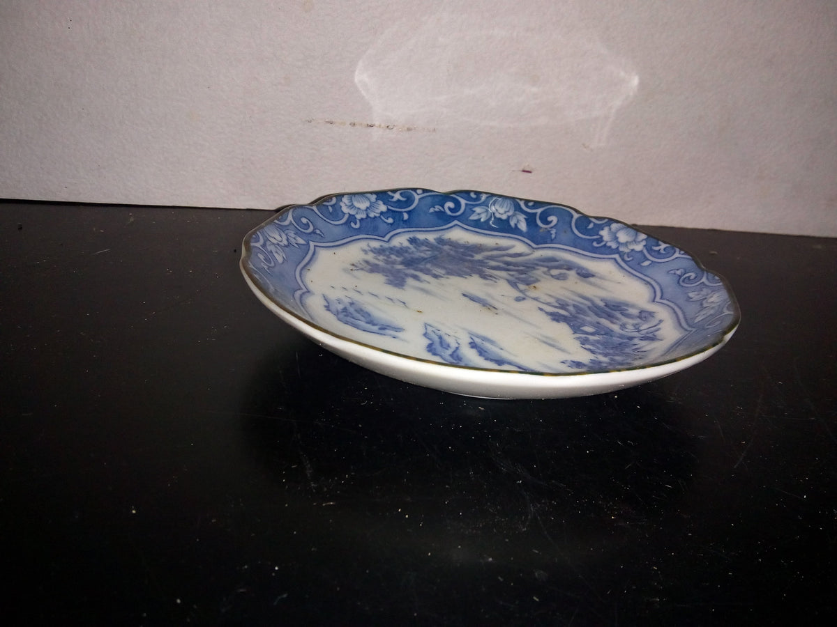 A2- Antiguo Plato De Cerámica Decorado - 70'S