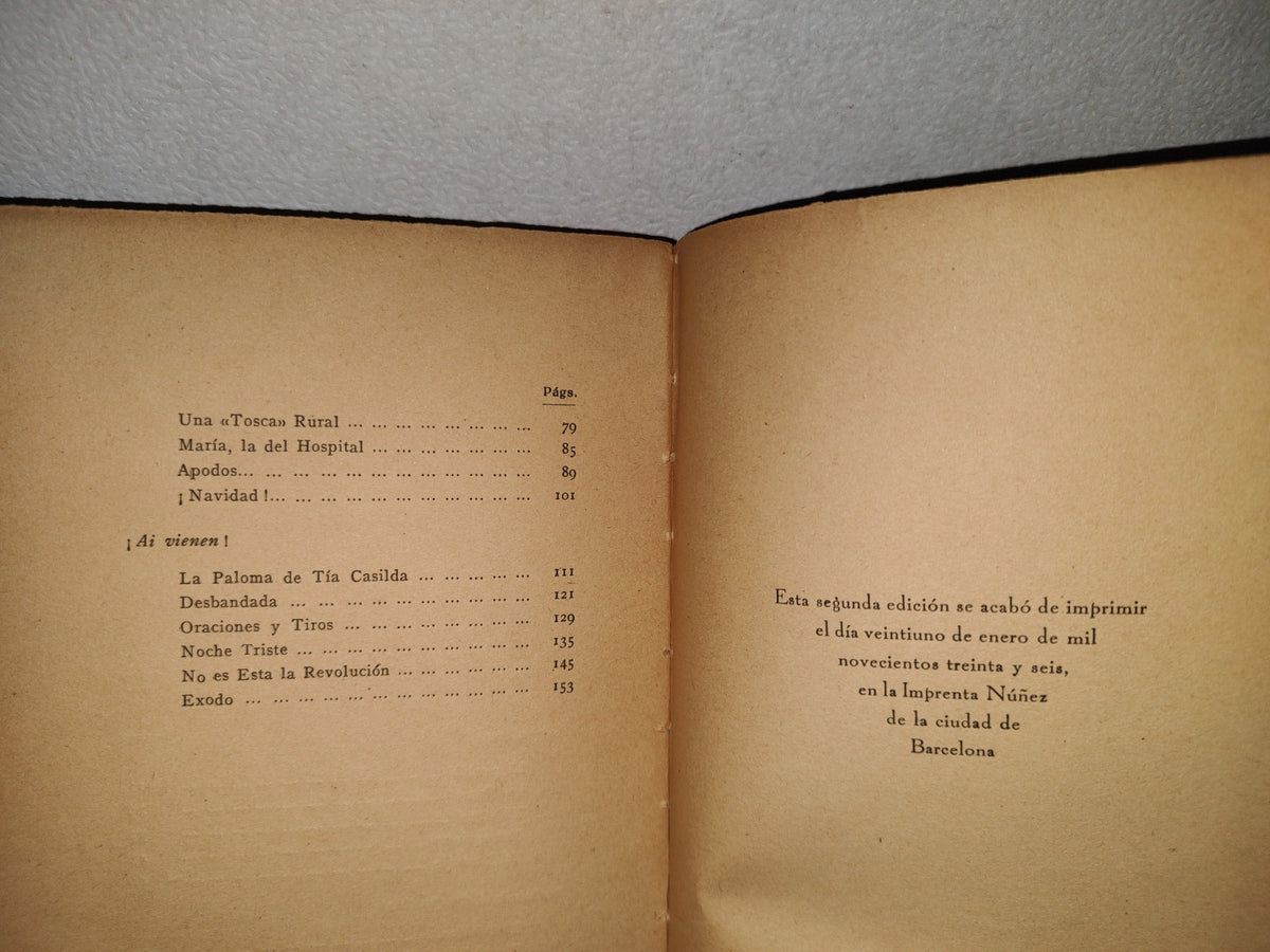 23- 2. Desbandada - J. Rubén Romero. Segunda Edición, Agustín Núñez, 1936