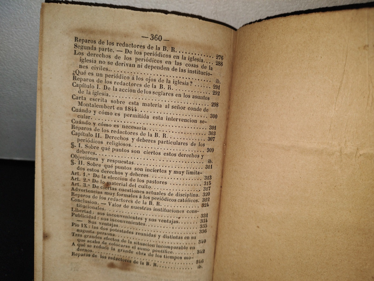 65- Casos De Conciencia Con Motivo De Las Libertades Ejercidas O Reclamadas Por Los Católicos - Madrid. Imprenta De D. José Felix Palacios, Editor, 1848