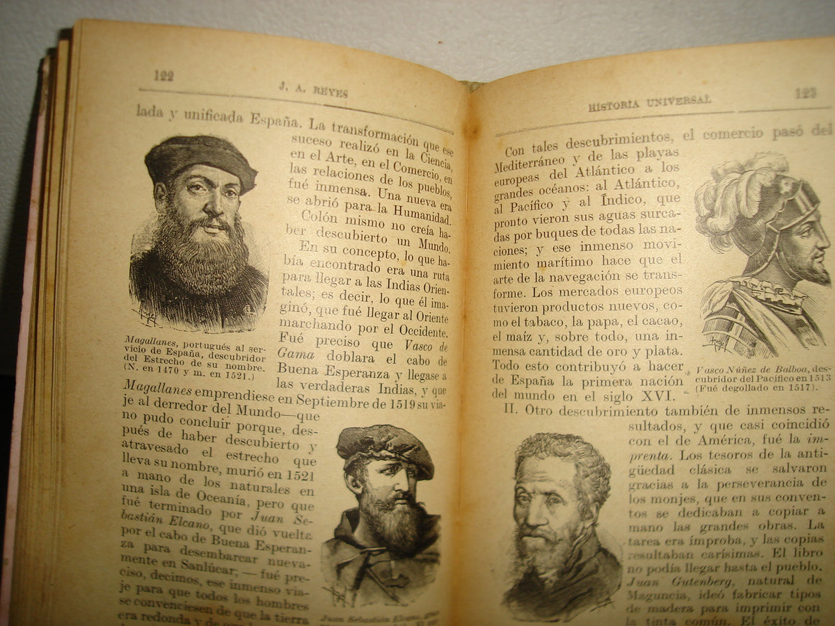 171- Historia Universal - José Ascensión Reyes - México. Herrero Hermanos, Sucesores, 1913