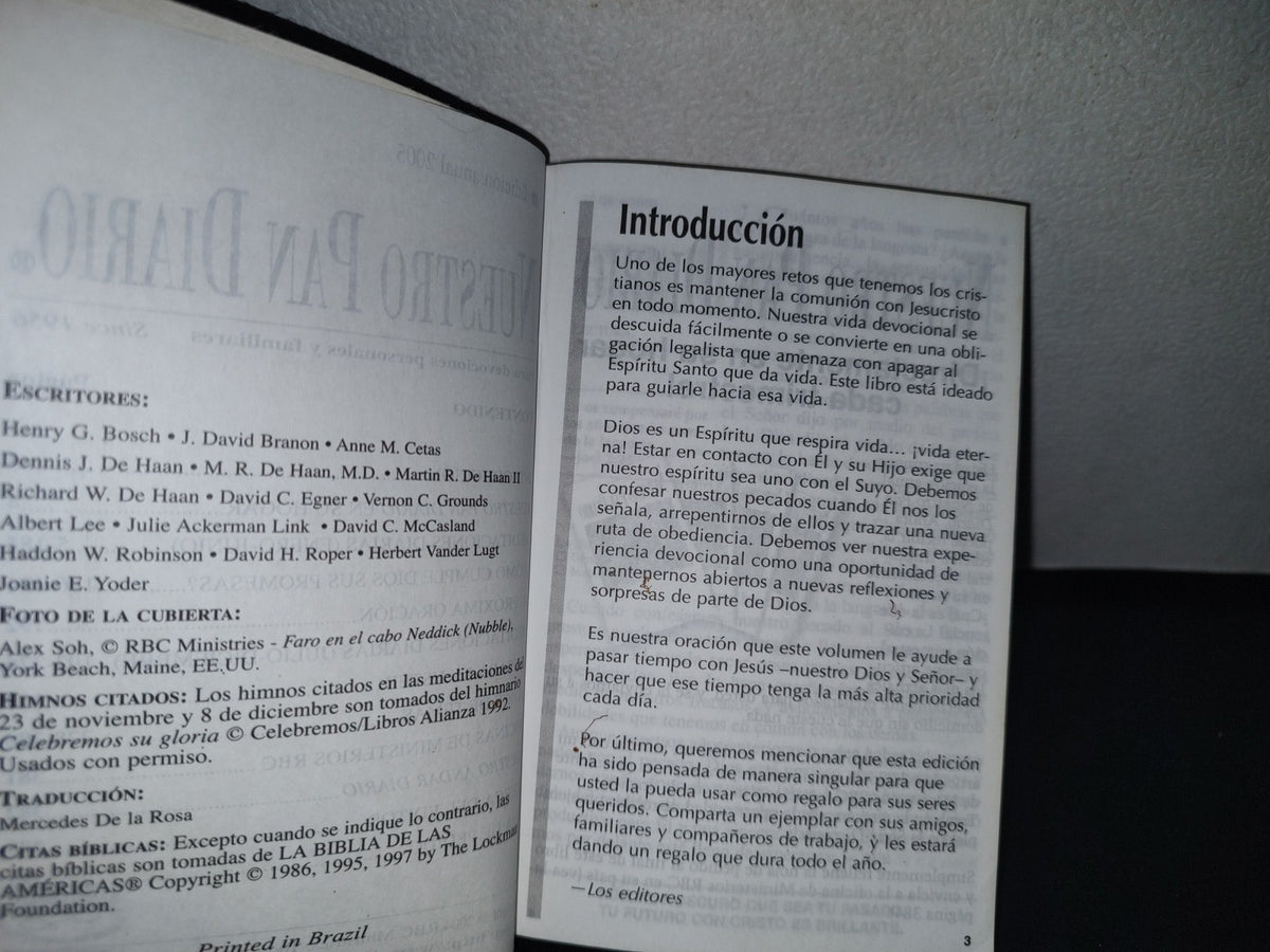 74- Nuestro Pan Diario. Edición Anual 2005