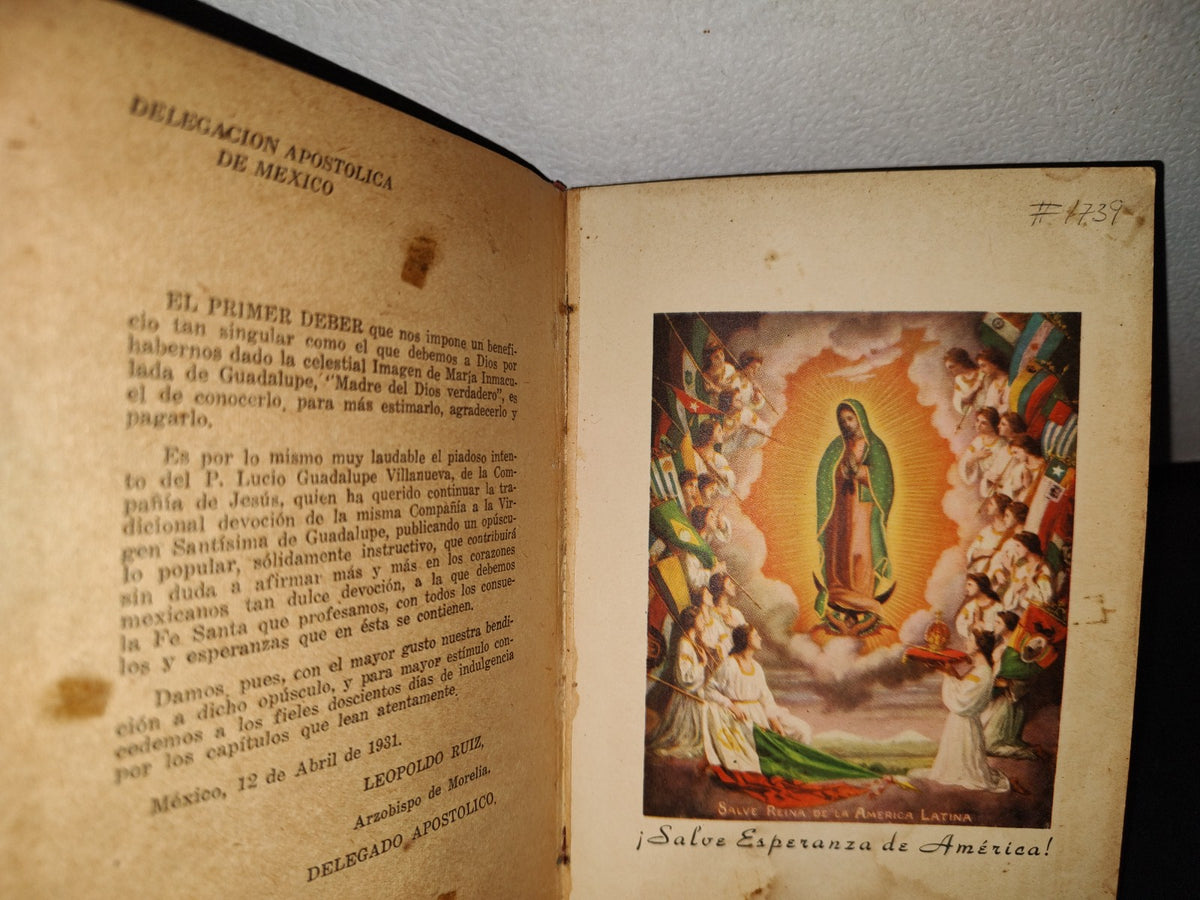 59- La Inmaculada Del Tepeyac. Celestial Patrona De La América Latina - L. G. Villanueva - 1945