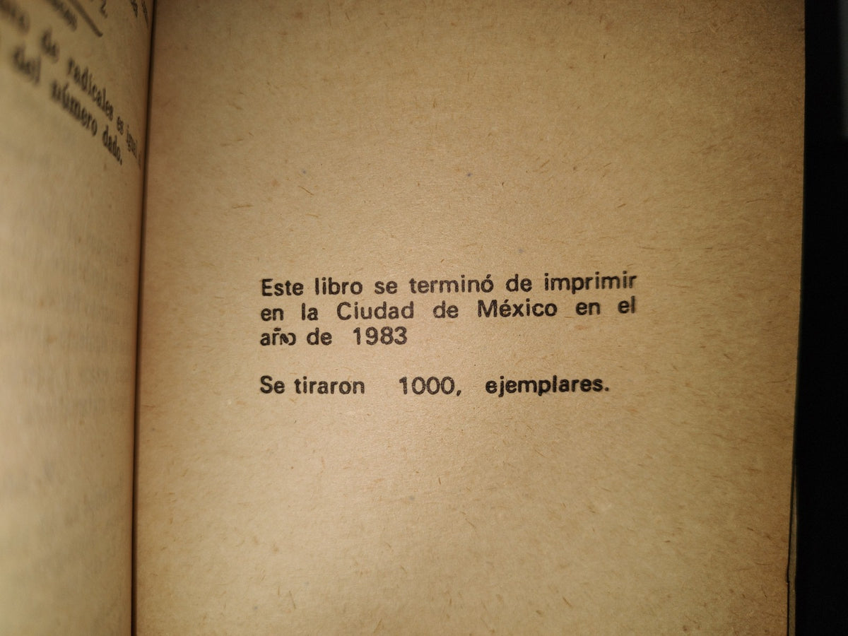 202- Álgebra Recreativa - Y. Perelman - Ediciones Quinto Sol - 1983