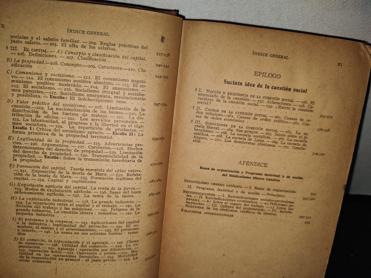 212- Tratado Elemental De Sociología Cristiana - Dr. D. José Ma. Llovera - 1924