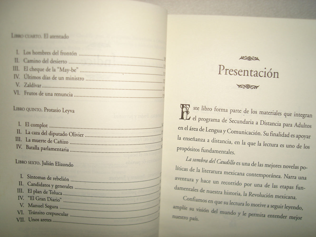 10- La Sombra Del Caudillo - Martín Luis Guzmán