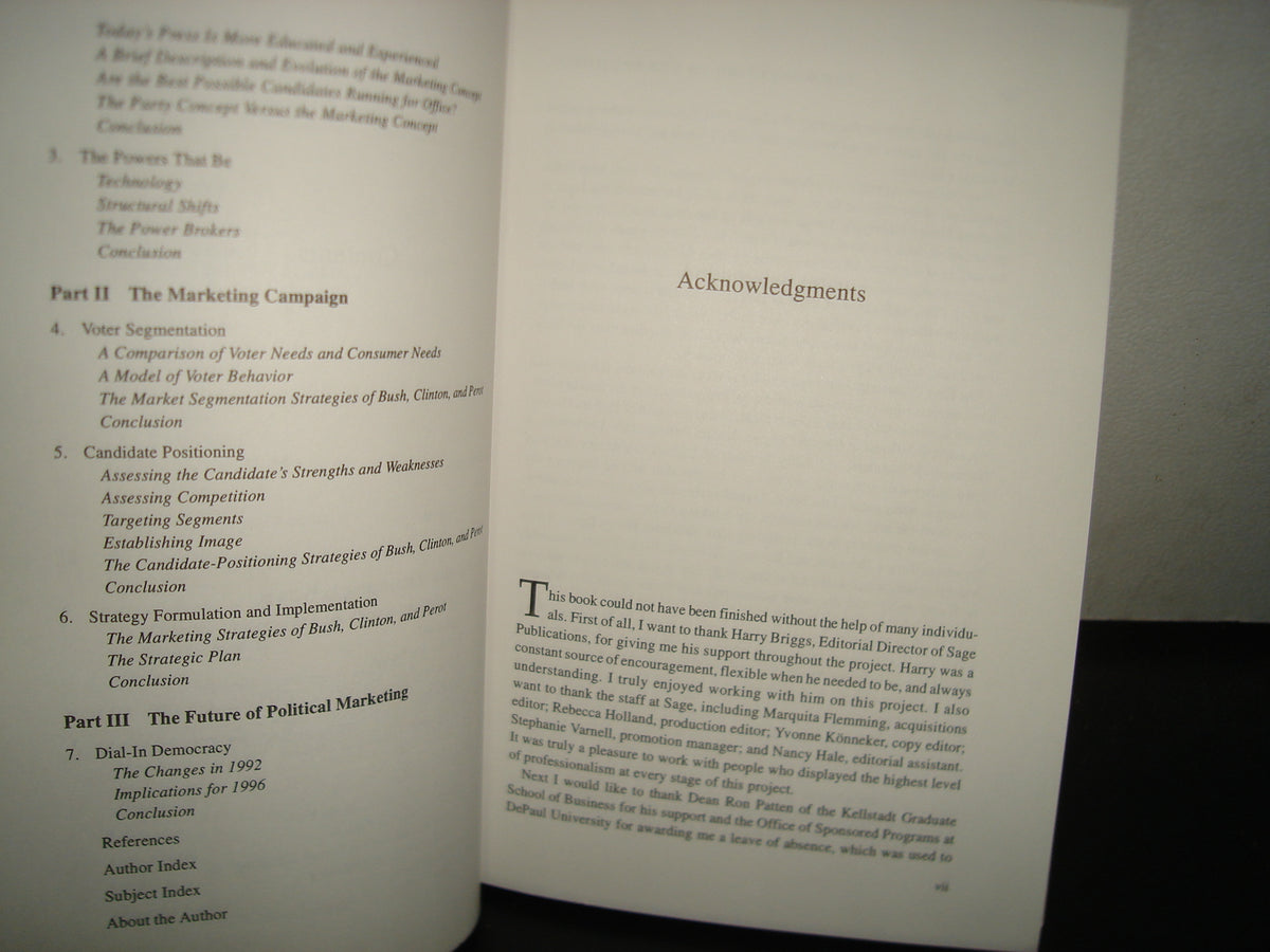 24- The Marketing Of The President. Political Marketing As Campaign Strategy - Bruce I. Newman