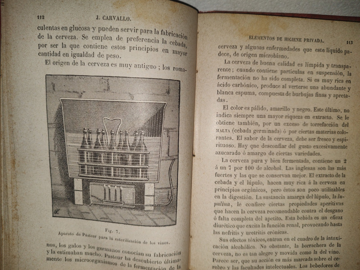 132- Elementos De Higiene Privada - J. Carvallo - París. Garnier Hermanos, Libreros-Editores 1895