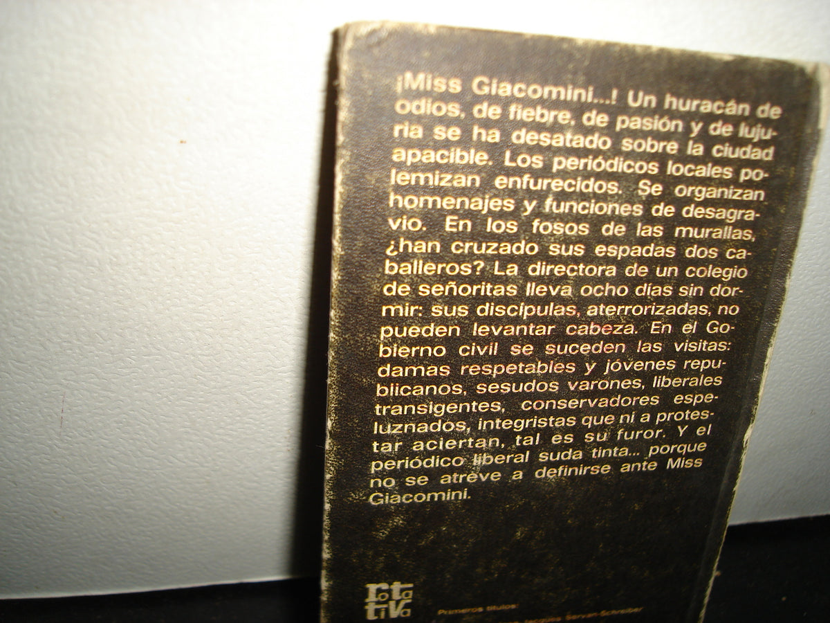 32- Miss Giacomini - Miguel Villalonga