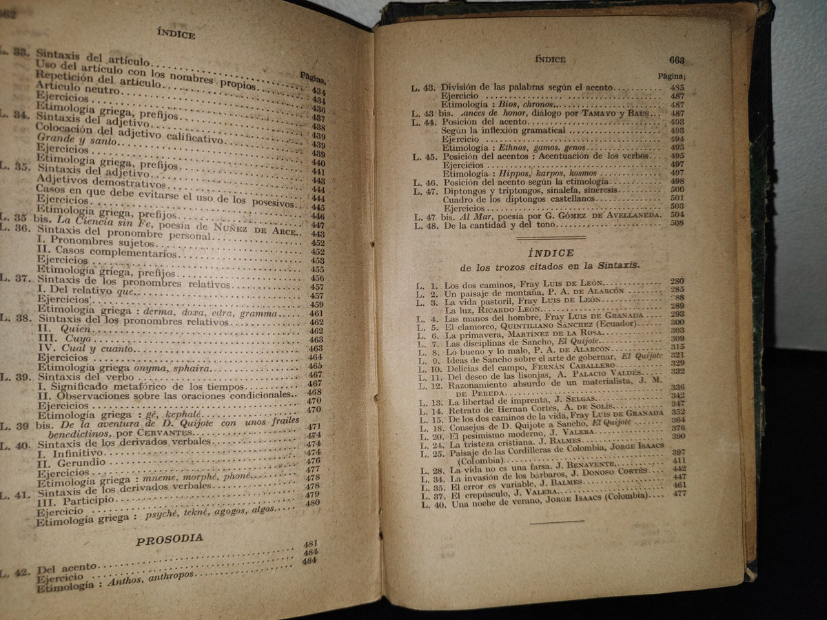 65- Lecciones De Lengua Castellana. Colección G. M. Bruño. Edición Americana. Curso Superior - 1924