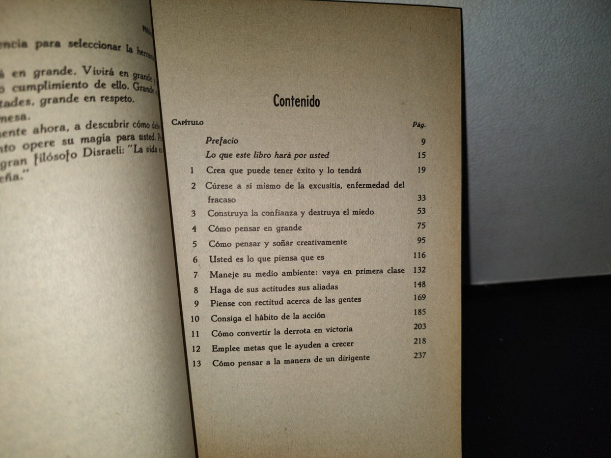 124- Pensar En Grande. La Magia Del Éxito - David J. Schwartz