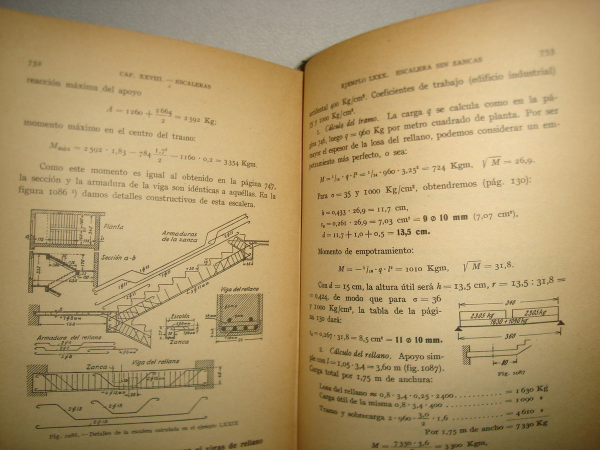 160- Construcciones De Hormigón Armado - C. Kersten. Buenos Aires, Ediciones G. Gili, 1948
